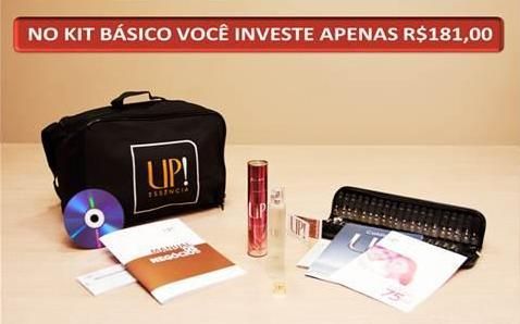 Kit Básico da Up! você investe apenas 181 Reais